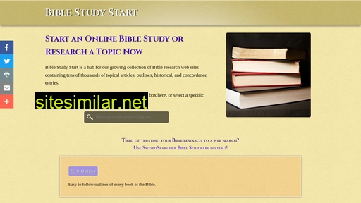 Biblestudystart similar sites