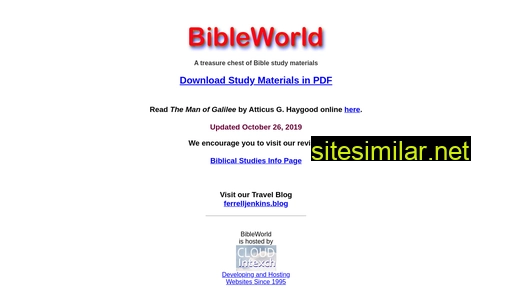 Bibleworld similar sites
