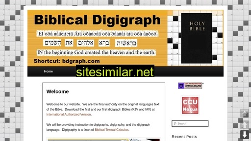 Biblicaldigigraph similar sites