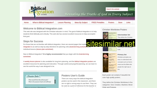 Biblicalintegration similar sites