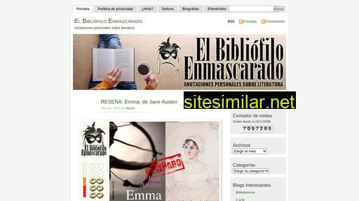 bibliofiloenmascarado.com alternative sites