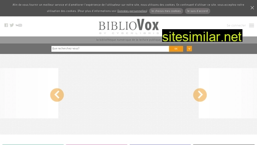 bibliovox.com alternative sites