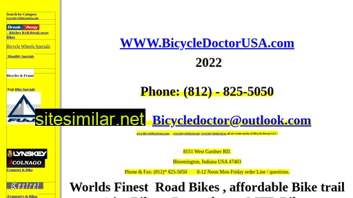 bicycledoctorusa.com alternative sites