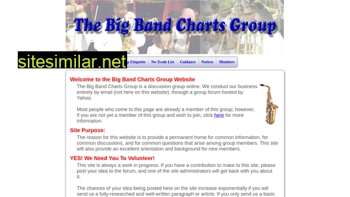 bigbandchartsgroup.com alternative sites