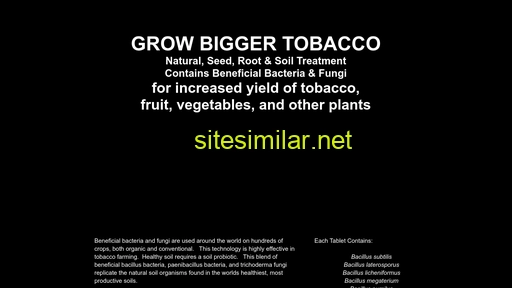 biggertobacco.com alternative sites