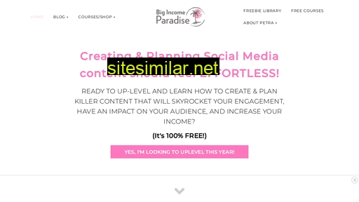 bigincomeparadise.com alternative sites