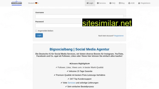 bigsocialbang.com alternative sites