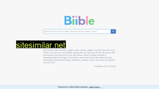 biible.com alternative sites