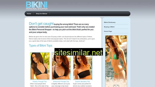 bikinipersonalshopper.com alternative sites