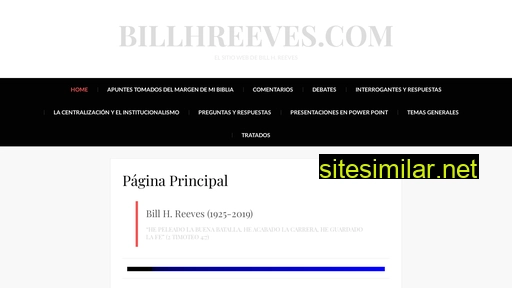 Billhreeves similar sites