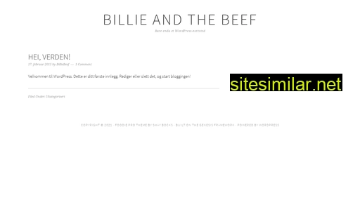billiebeef.com alternative sites