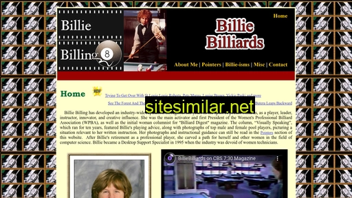 billiebilliards.com alternative sites
