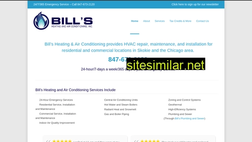 billsheatingairconditioning.com alternative sites