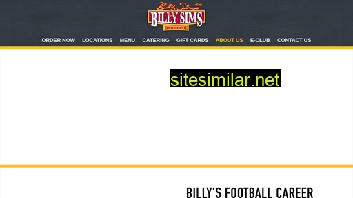 Billysimsbbq similar sites
