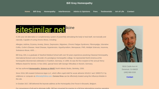 billgrayhomeopathy.com alternative sites