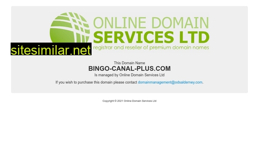 Bingo-canal-plus similar sites