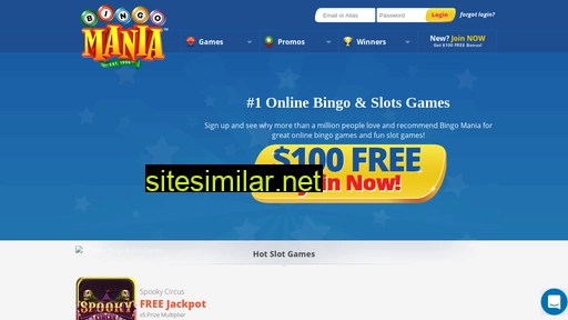 bingomania.com alternative sites