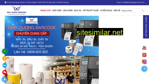 Binhduongbarcode similar sites