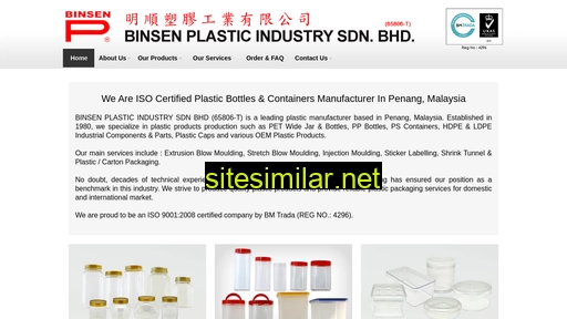 binsenplastic.com alternative sites