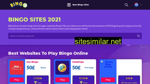 bingo77fiji.com alternative sites