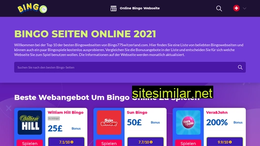 bingo77switzerland.com alternative sites