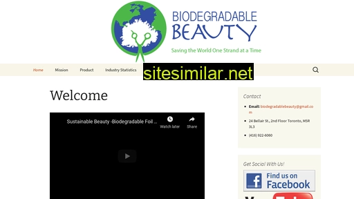 biodegradablebeauty.com alternative sites