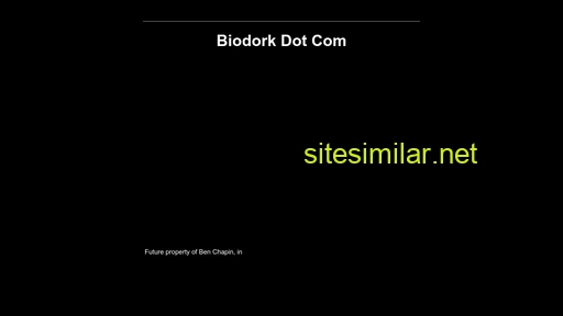 biodork.com alternative sites