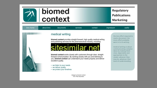 Biomed-context similar sites