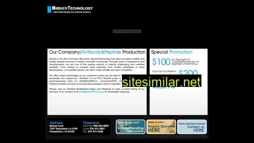 biomertechnology.com alternative sites