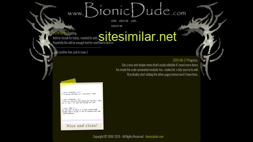 Bionicdude similar sites