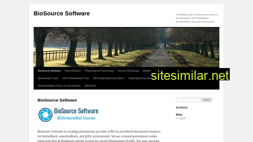 Biosourcesoftware similar sites