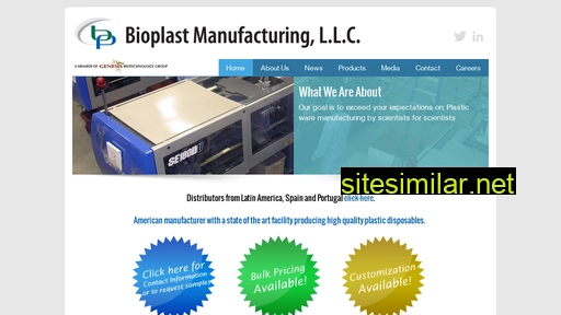 bioplastmfg.com alternative sites
