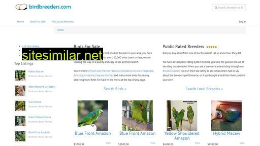 birdbreeders.com alternative sites