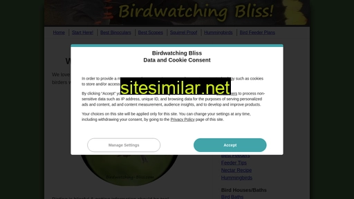birdwatching-bliss.com alternative sites