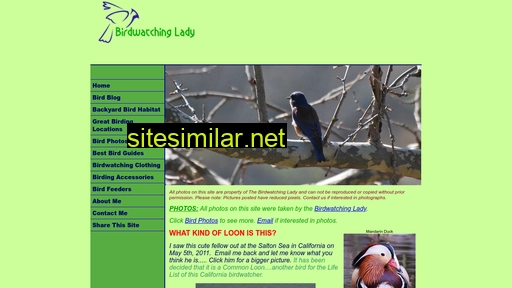 birdwatchinglady.com alternative sites
