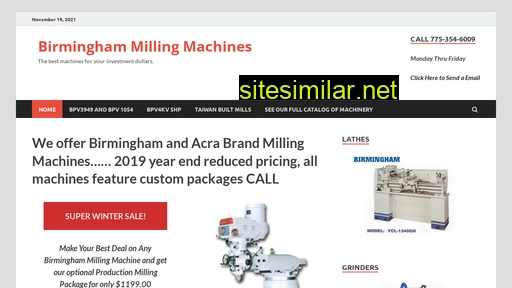 birminghammillingmachines.com alternative sites