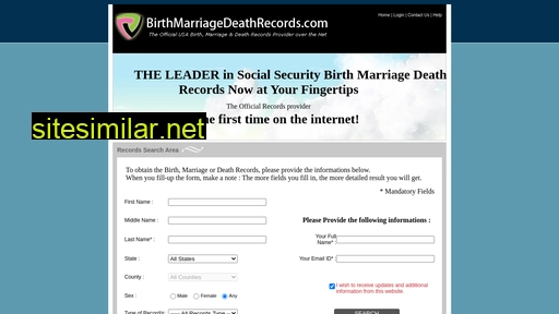 birthmarriagedeathrecords.com alternative sites