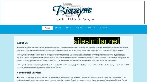 biscayneelectricmotor.com alternative sites