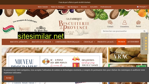 Biscuiterie-de-provence similar sites