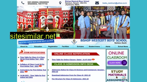 Bishopwestcottboysschool similar sites
