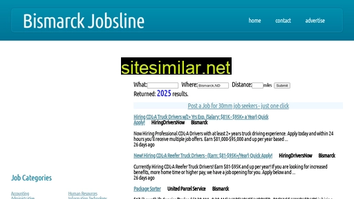 bismarckjobsline.com alternative sites