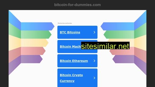 bitcoin-for-dummies.com alternative sites