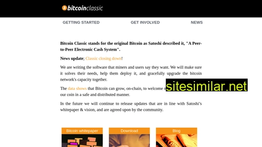 bitcoinclassic.com alternative sites