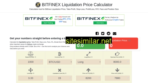 Bitfinex-liquidation similar sites
