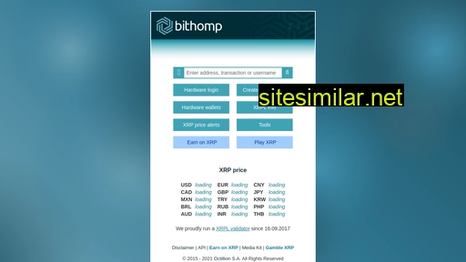 bithomp.com alternative sites