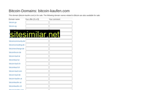 bitcoin-kaufen.com alternative sites