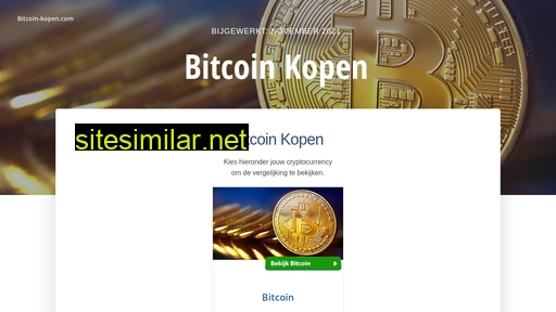 Bitcoin-kopen similar sites