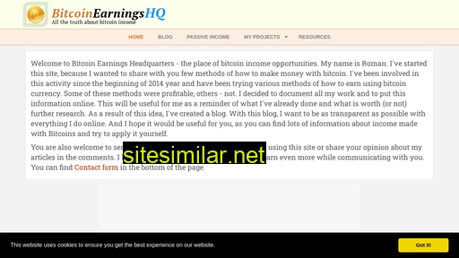 bitcoinearningshq.com alternative sites