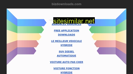 Bizdownloads similar sites