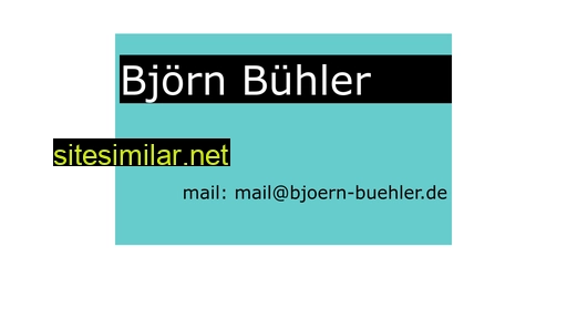 bjoern-buehler.com alternative sites